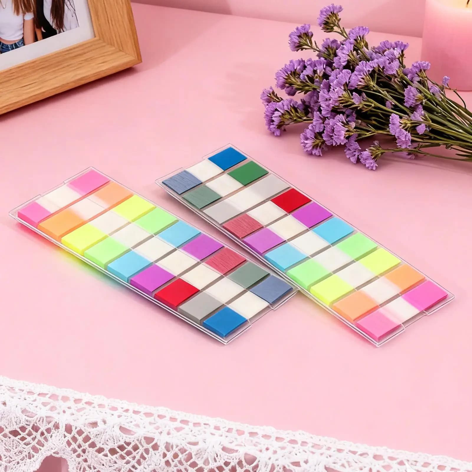 Page Tabs Colored Reading Marker Labels Planners Sticky Notes Tab for Students Teachers School Home Office Work Notebook