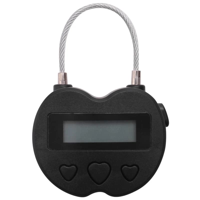 Smart Time Lock Display LCD Time Lock USB ricaricabile Timer temporaneo lucchetto Timer elettronico da viaggio