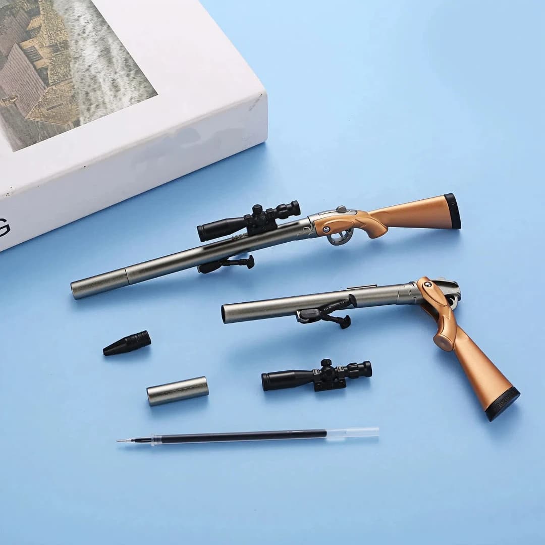 Penna modello creativo staccabile per fucile di precisione, può essere un regalo speciale per gli amici che come articoli creativi e modelli d'amore
