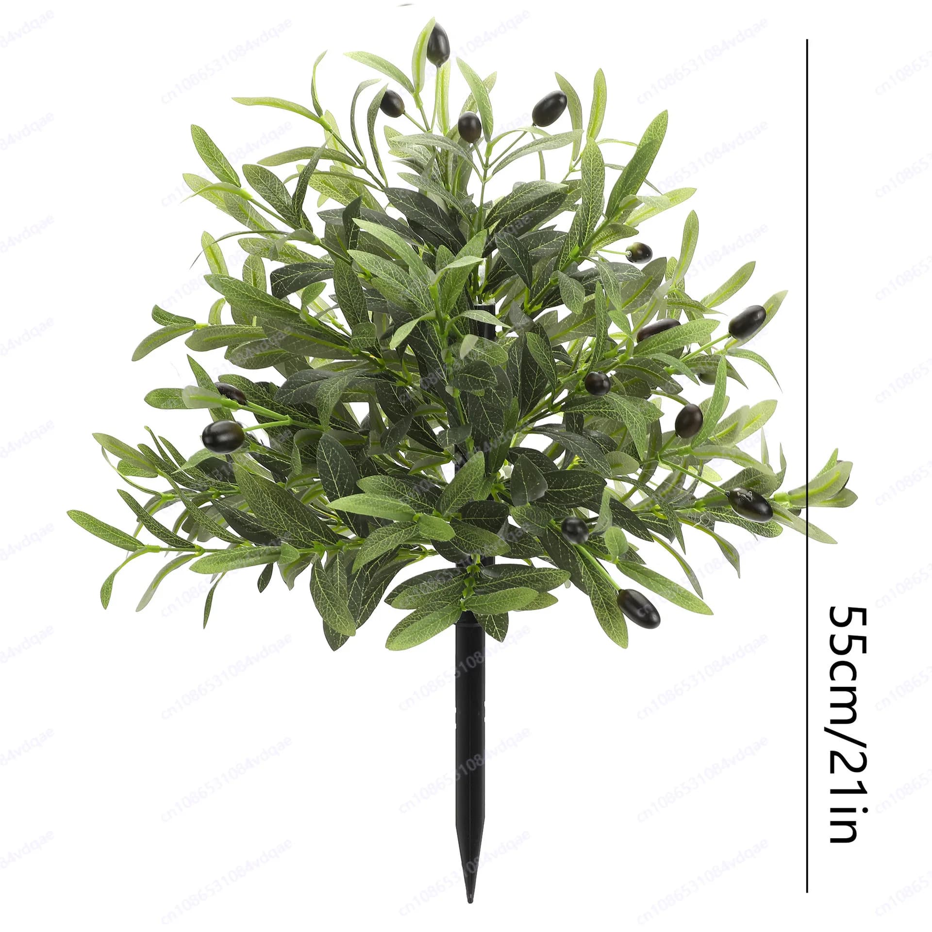 Grande pianta in vaso di olivo artificiale, pianta verde finta per decorazioni domestiche per interni ed esterni, oliva realistica