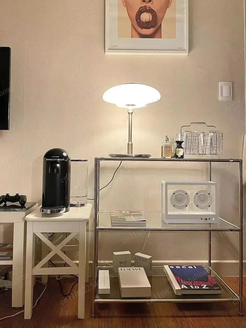 Minimalist Transparent Bluetooth Subwoofer Speaker Nordic INS Decor Light Beautiful Wireless Audio Decorative Accessory