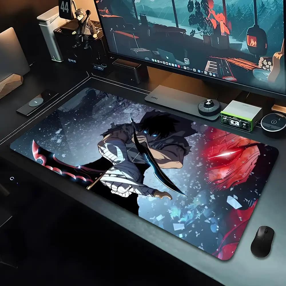 Tappetino per mouse 86 anime E-eighty-Six, tappetino per mouse grande da gioco con bordi rinforzati, tappetino per tastiera e scrivania per computer