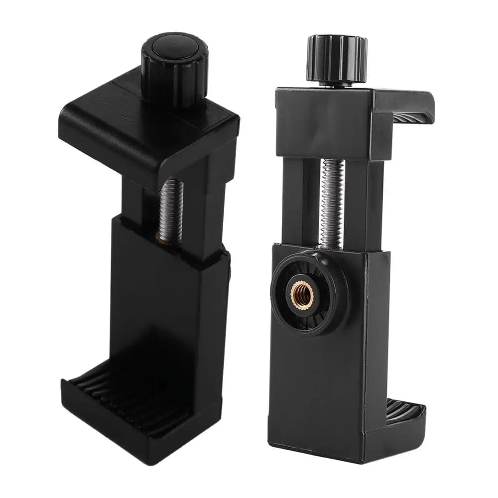 Phone Standing Mobile Broadcast Bracket Mobile Clamp Phone Clip Smartphone Tripod Mount Adapter Phone Mount Bracket Clip Holder