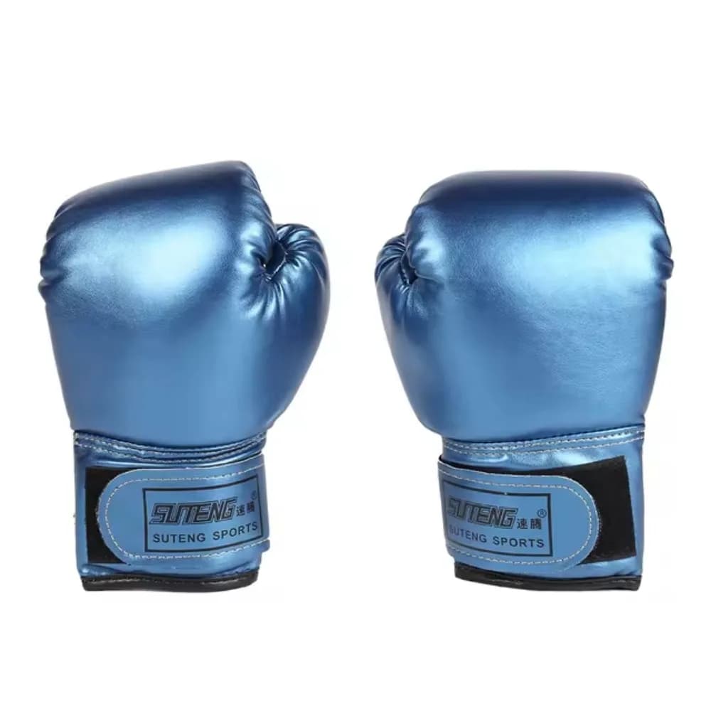 2 Guanti da Boxe Professionali in Pelle PU per Bambini, Guanti da Combattimento MMA per Allenamento, Regalo per Bambini