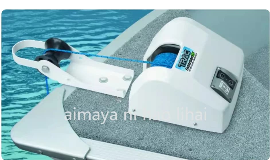Salpa ancora elettrico per acqua di mare per yacht, barche da pesca, motoscafi e gommoni, peso ancora 9,1 kg, modello AC25SW