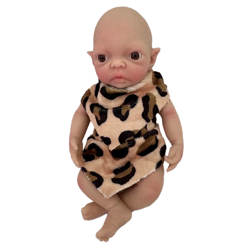 7 "Micro Preemie Full Body Silicone Baby Doll realistico Mini Reborn Doll Surprice bambini Anti-Stress