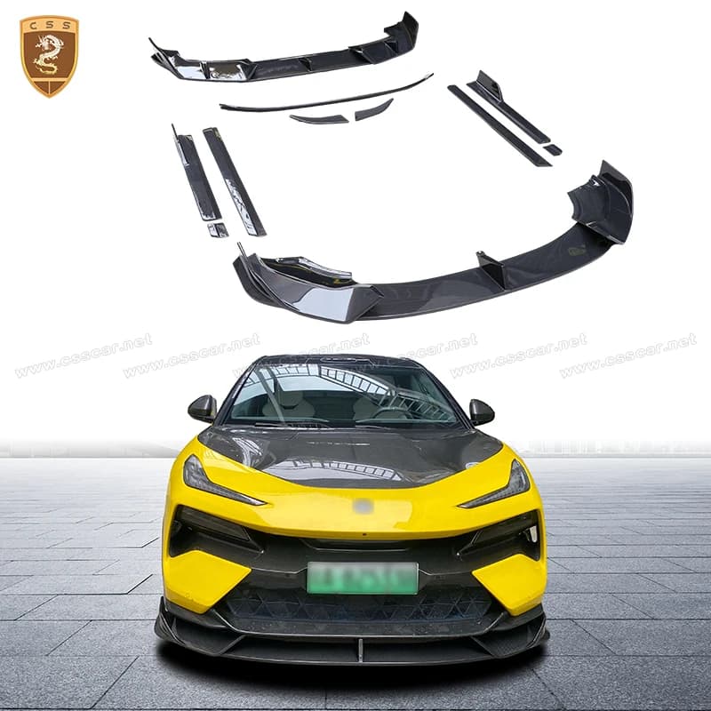 RZ Style Modification Protection Bodykit Car Front Bumper Lip Rear Truck Diffuser Lip Tail Spoiler Wing Lid For Lotus Eletre