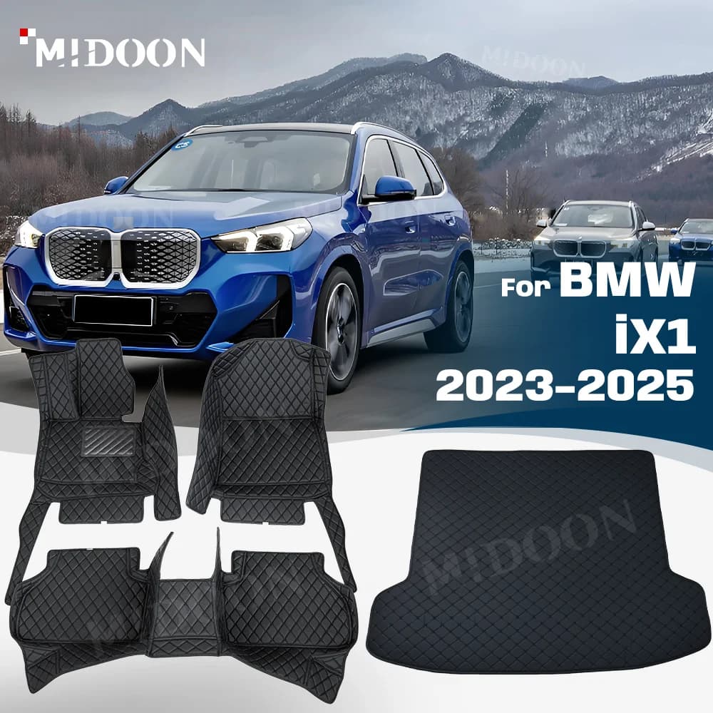 Car trunk mats for BMW iX1 2023 2024 2025 Car mats Car mats Covers for cars Interior accessories