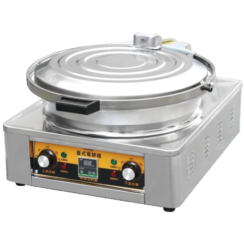 (Consegna via mare) Griglia Elettrica BBQ Multifunzione con Piastra per Cottura Profonda, Riscaldamento Bilaterale, per Pancake e Frittura, Utensile da Cucina