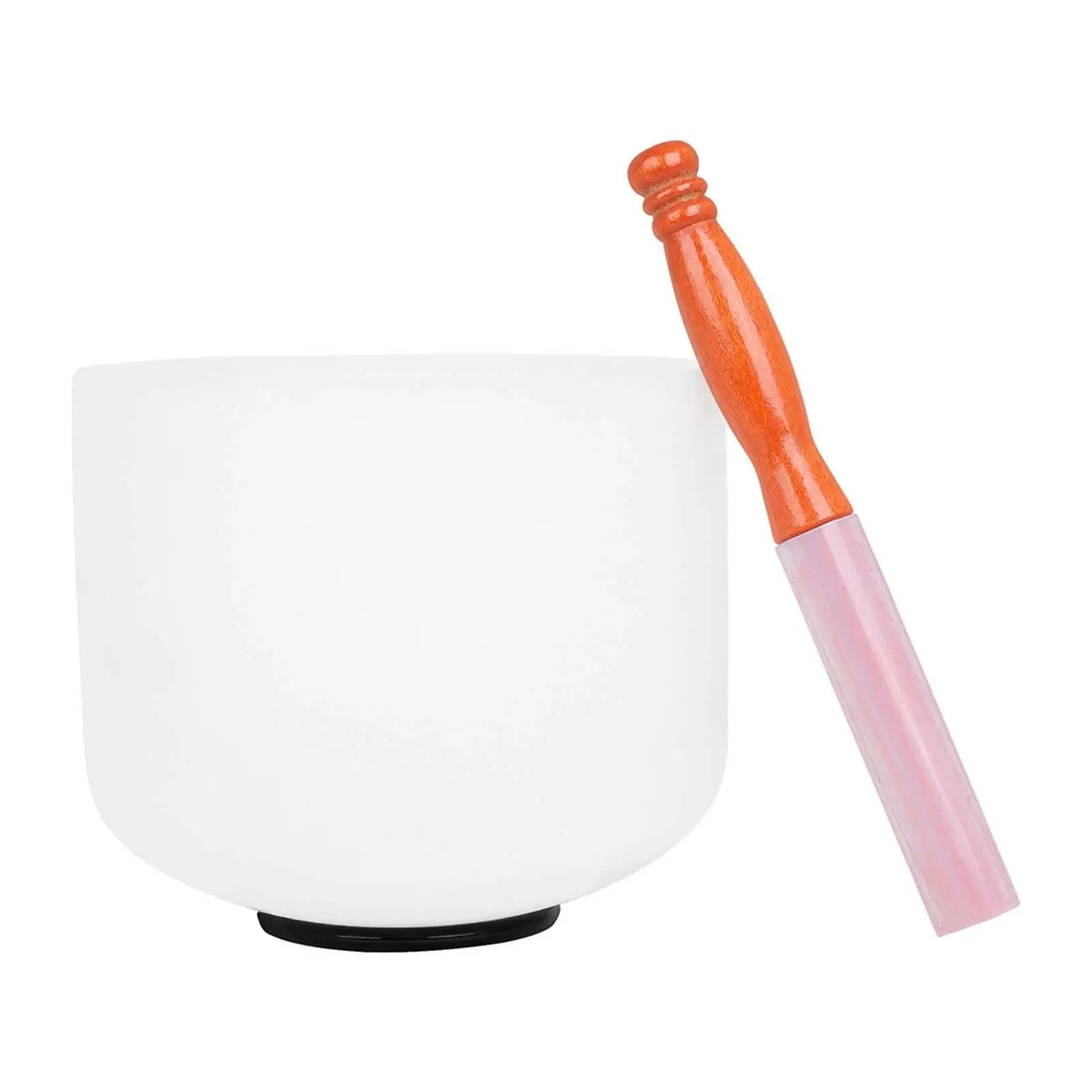 Singing Bowl Rubber Stick Wooden Striker Knock Rod for Crystal Singing Bowls Mindfulness and Wellness Use
