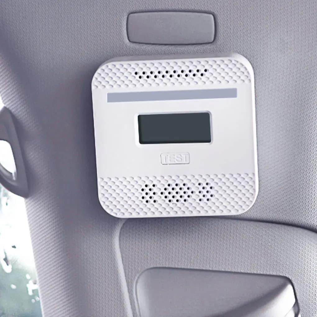 Rilevatore di monossido di carbonio facile da usare portatile con display LCD per installazione semplice dell'auto accurato