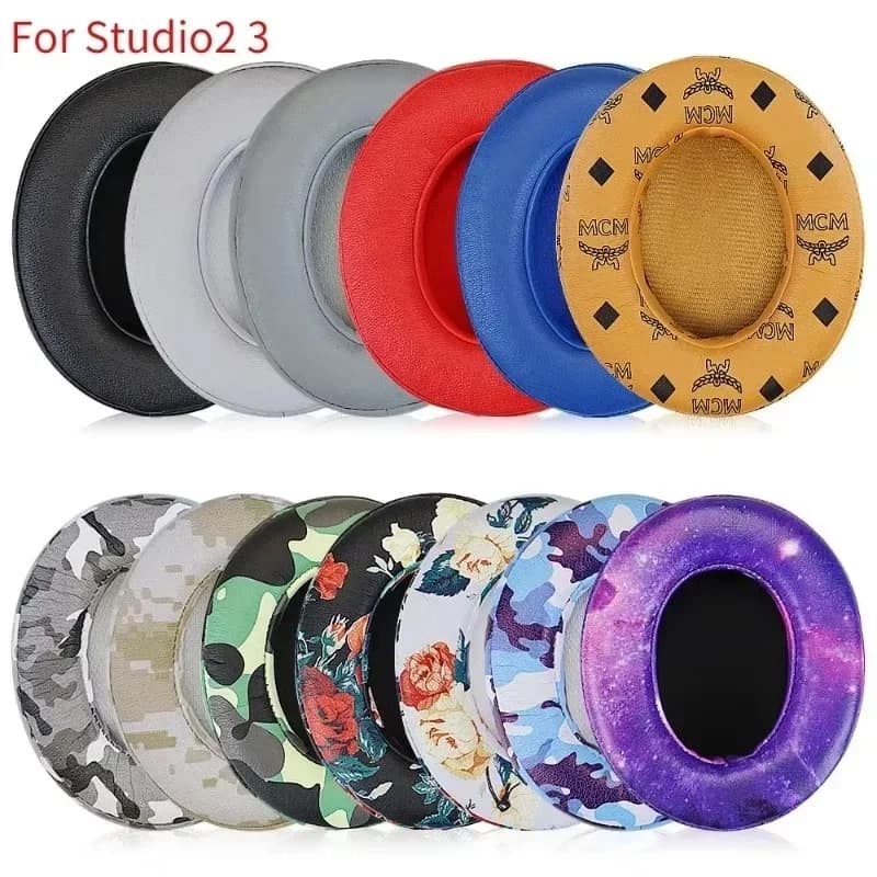 Replacement Ear Pads Foam Sponge Cushion for Beats Studio 2 3 Wireless Earpads Headphones Headset Case Soft Cover Accessories