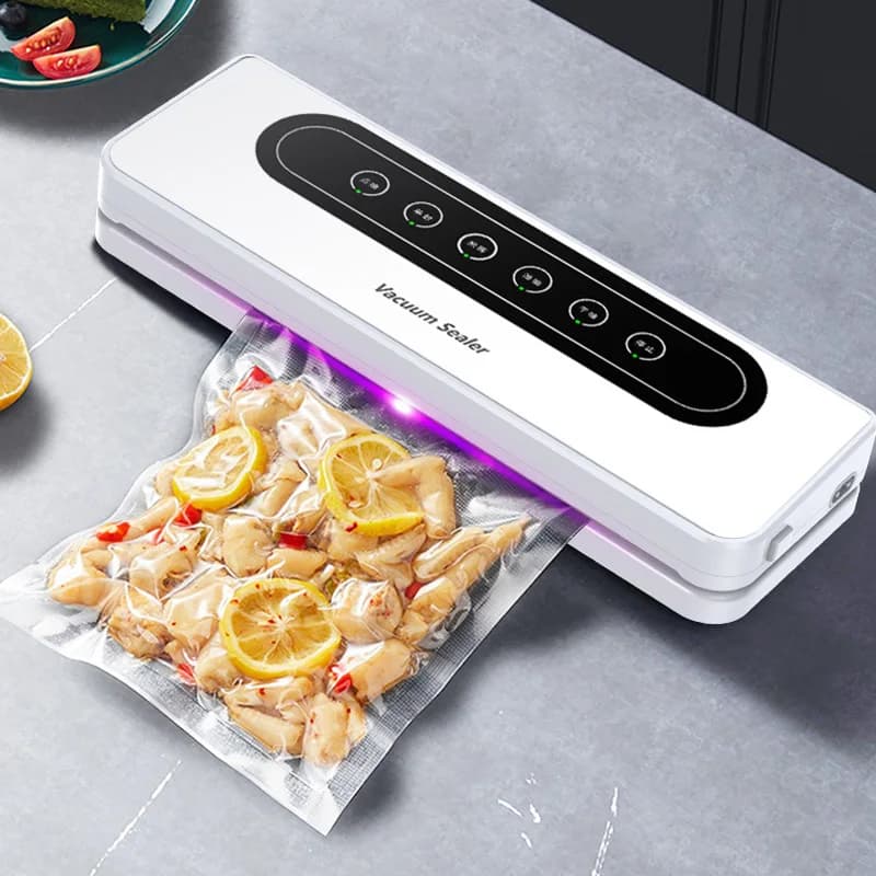 Confezionatrice di pellicole elettriche portatili per sigillatrice sottovuoto automatica per mini alimenti per uso di auto e camper da cucina