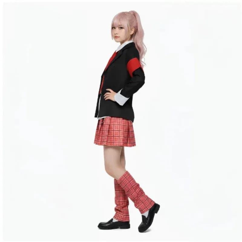 A;3\v,7'd/Anime Cosplay Costume Shugo Chara Hinamori Amu Women JK High School Uniform Set Halloween Carnival Outfits Sc;3;h\7.l/