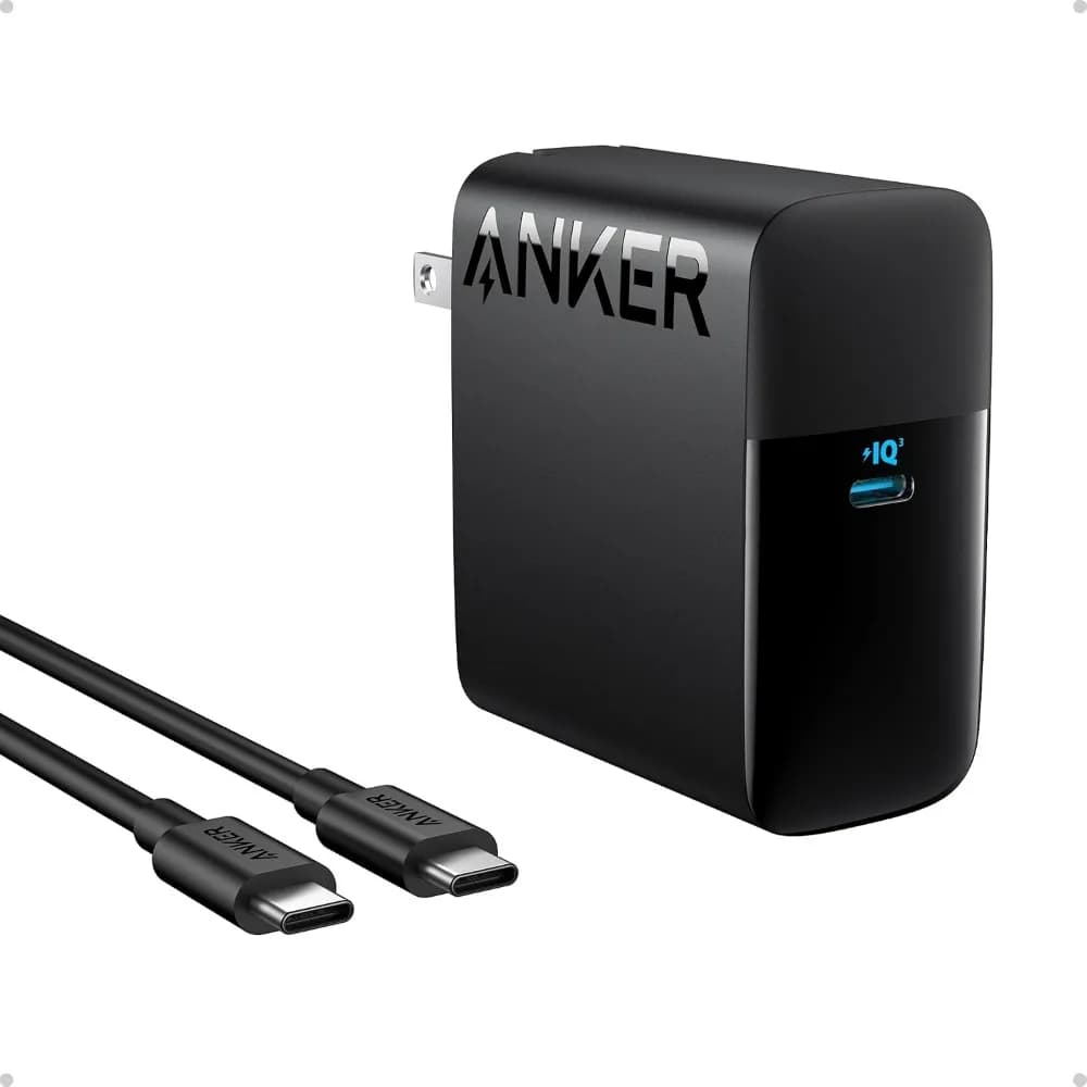 Compact 100W USB C Charger with 5FT Cable for Laptops, Smartphones, and Tablets