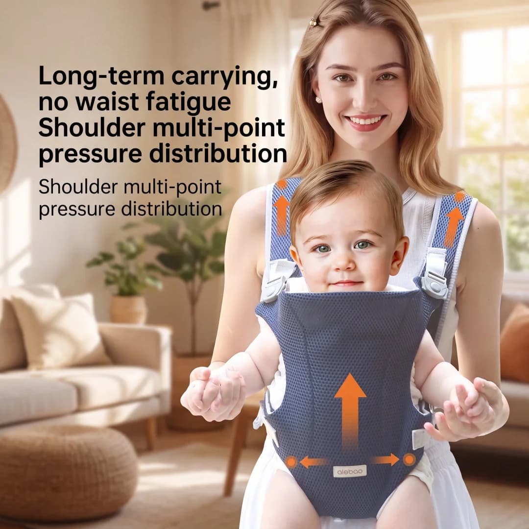 Four Seasons New Lightweight Four Seasons Baby Sleeping Bag New Multifunctional Carrier Combination Waist Stool, Lightweight and