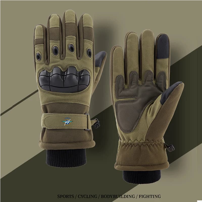 Guanti protettivi tattici da moto per MV Agusta 675 800 Brutale Turismo Veloce RC 312RR Outdoor Full Finger Inverno caldo