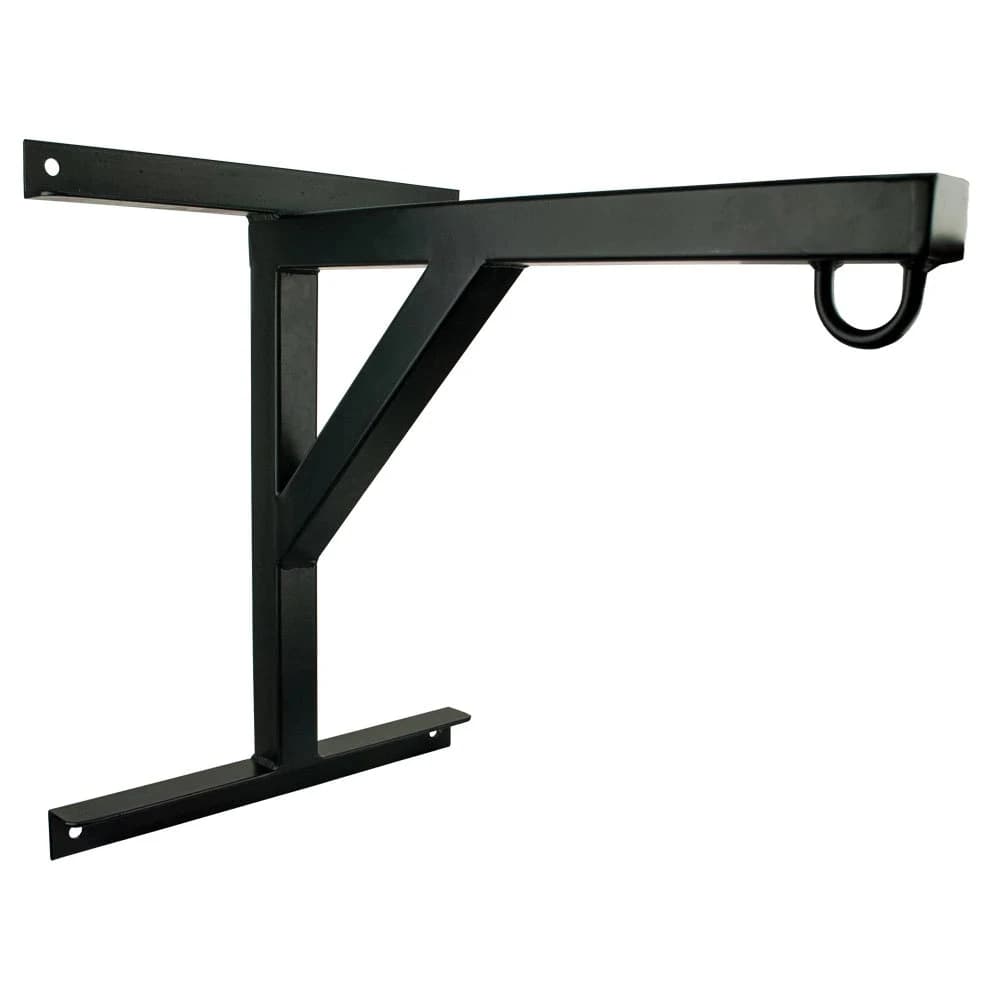 Single support for heavy boxing bag, to hang