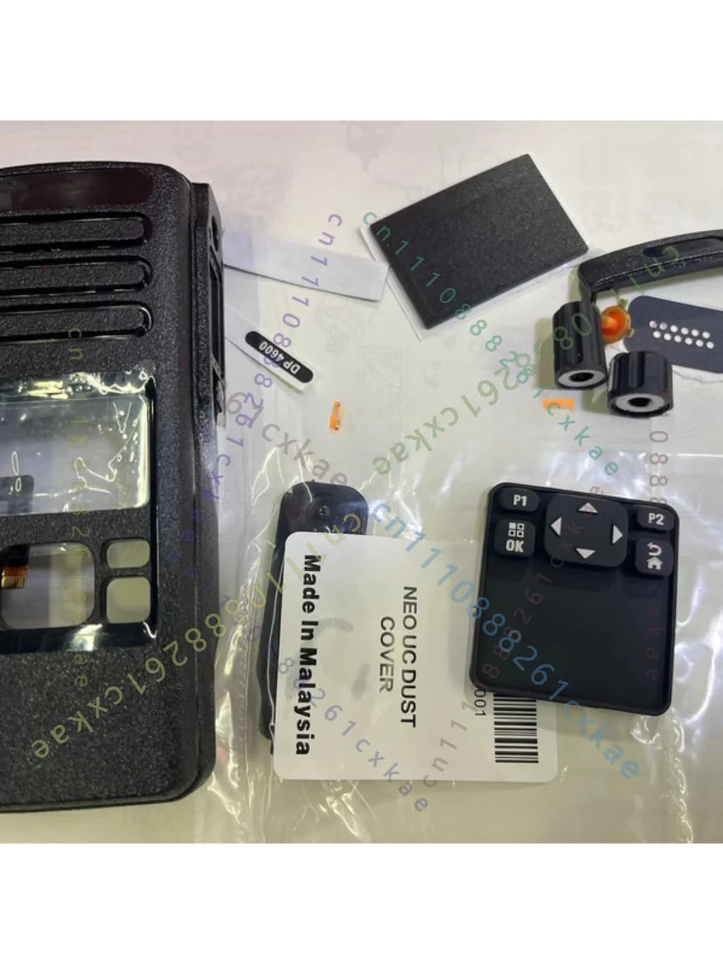 1Set Housing Case With Pre-soldered Speaker Flex Cable For Motorola XiR P8608 GP338D DP4600 P8668 P8620 Walkie Talkie
