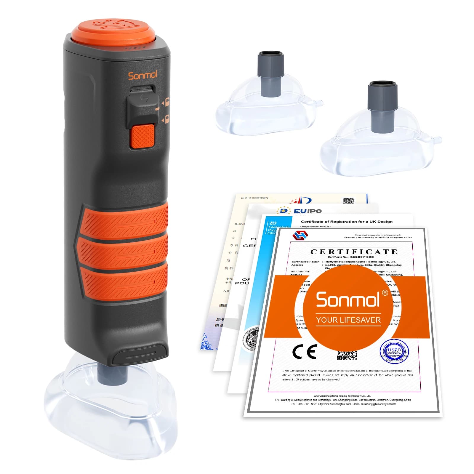 Dispositivo Anti-Soffocamento Premium Sonmol, Dispositivo per Manovra di Heimlich, Dispositivo di Soccorso per Soffocamento, Kit di Pronto Soccorso per Emergenze