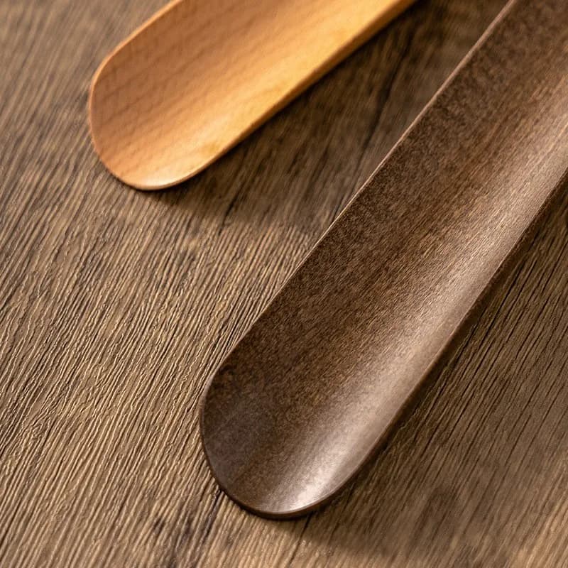 Calzascarpe con logo personalizzato Manico lungo Calzascarpe in legno Calzascarpe magnetico magnetico per pazienti con artrite disabili