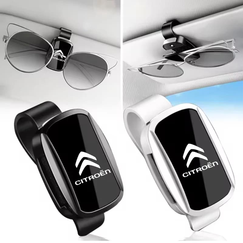 Porta Occhiali da Sole per Parasole Auto 2026, Clip Multiuso per Veicoli, per Citroen C3 C4 X7 Xsara Picasso Cros