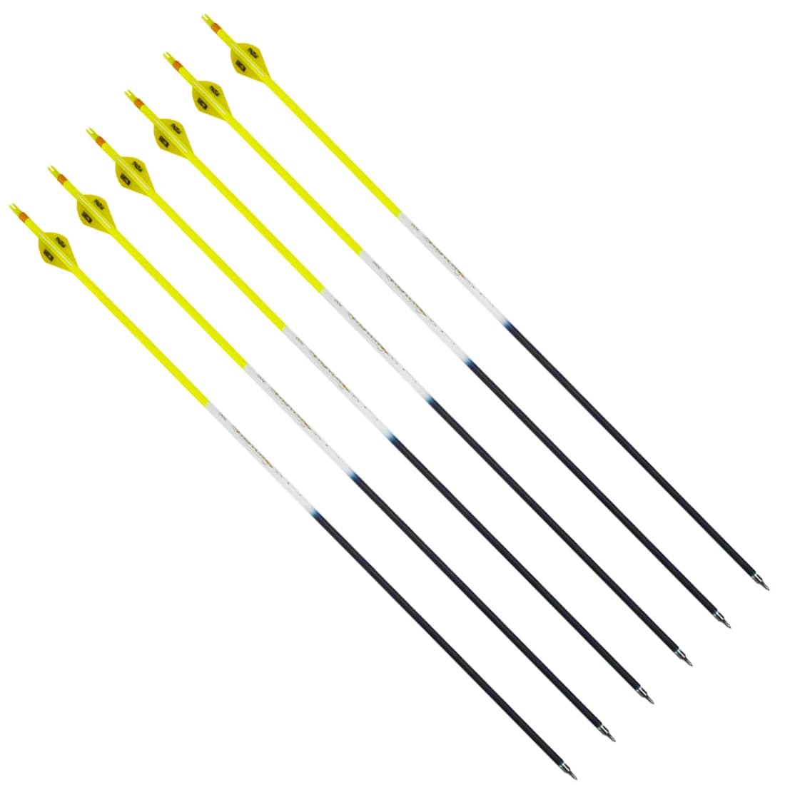 6/12Pcs Pure Carbon Arrows ID6.2mm Spine300 340 400 500 600 30 32Inch Stable Flight For Outdoor Archery Hunting Shooting