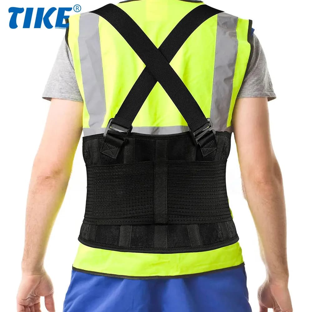 1 lower back brace | Back support belt for men and women | Adjustable back cover for moving constructions