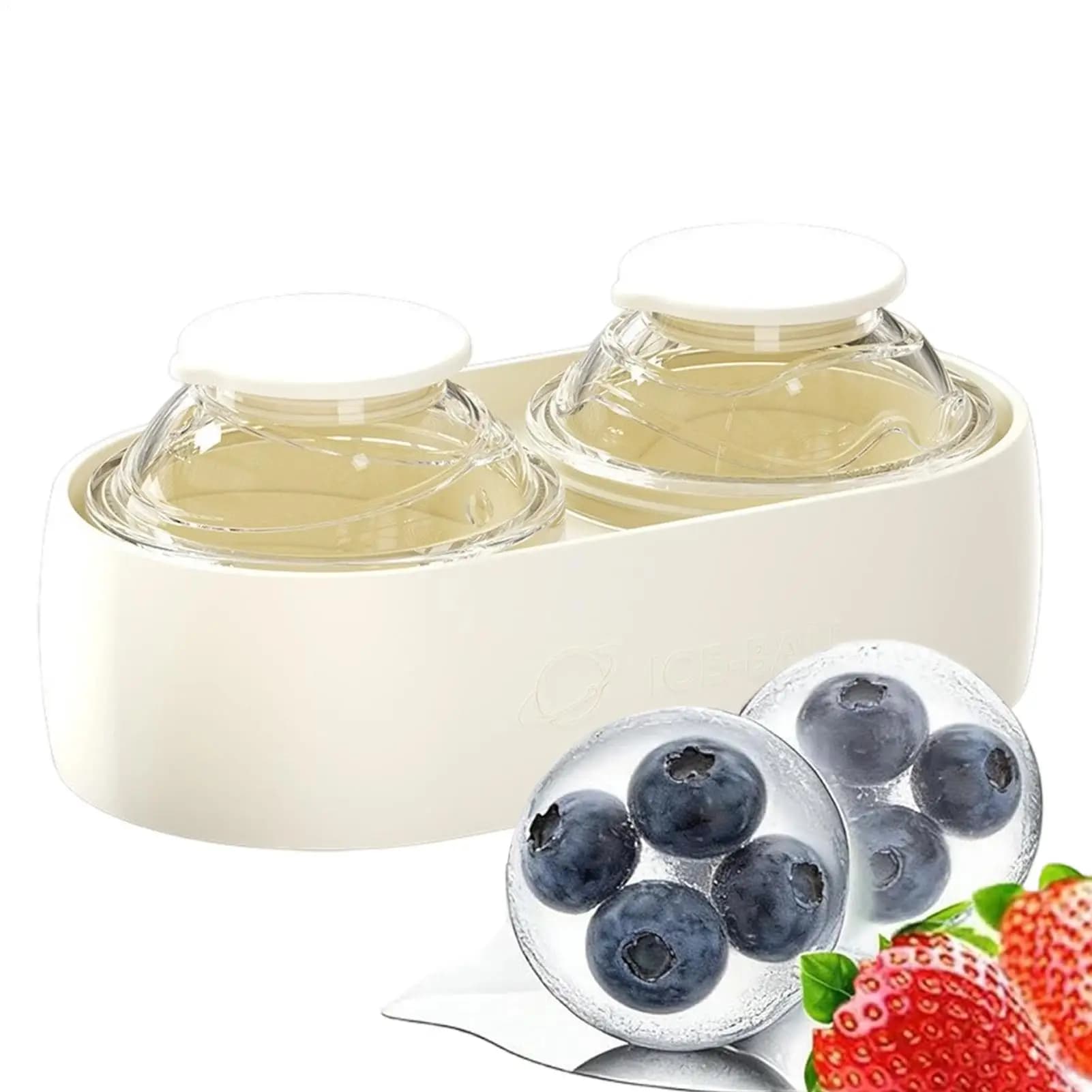 Stampo per ghiaccio a sfera in silicone, stampo per ghiaccio per whisky, per casa, bar, cucina, campeggio, picnic, feste, riunioni di famiglia