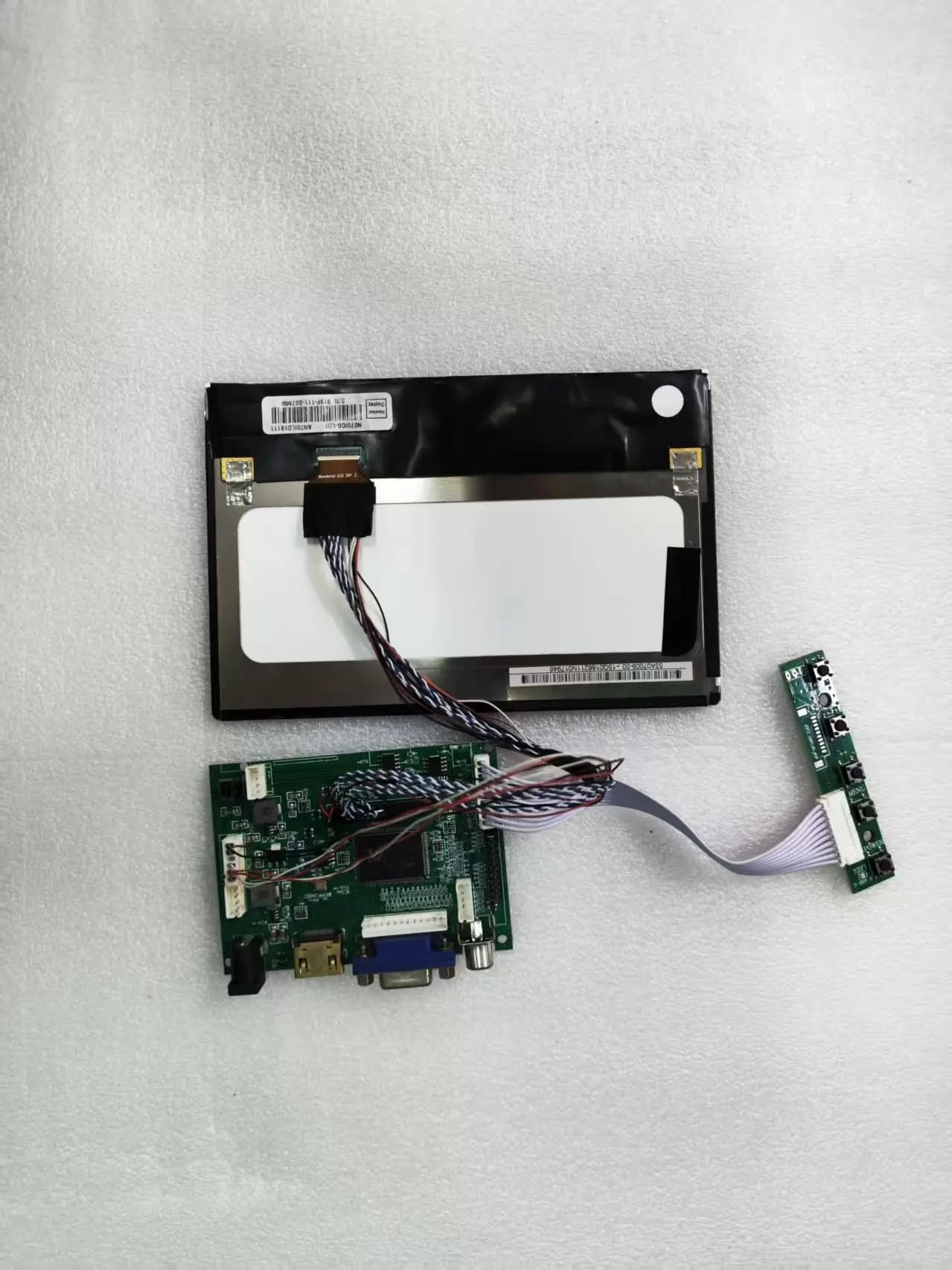 For Raspberry Pi 7 inch HD display N070ICG LD1 ips lcd 1280x800 VGA 2AV hdmi 39PIN Control driver card