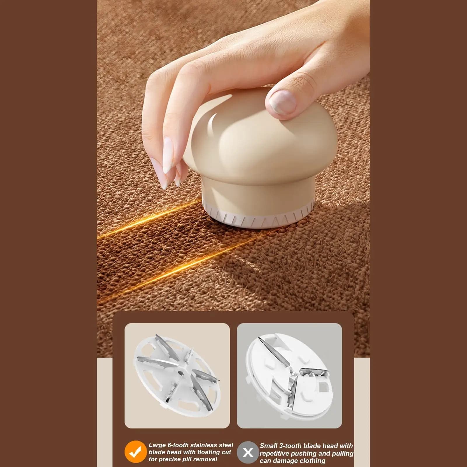 Rasoio per maglioni Defuzzer elettrico portatile Rasoio elettrico per tessuti per divano Coperta Vestiti Maglione Mobili Fuzz Pillings