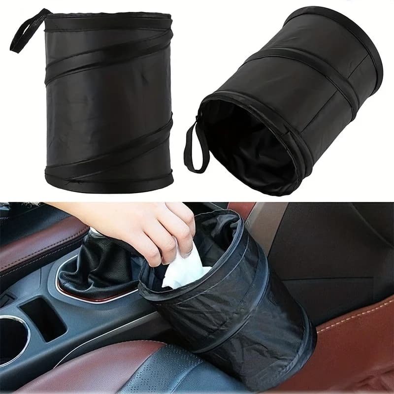 Bidone della spazzatura per auto Sacchetto della spazzatura pop-up pieghevole impermeabile a prova di perdite per bidone della spazzatura portatile per auto Cestino dei rifiuti Bidone della spazzatura
