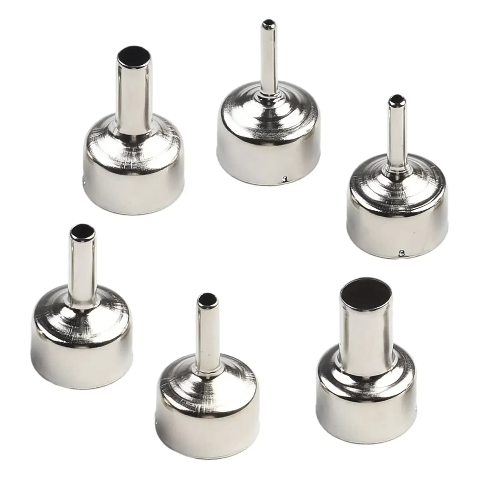 Ugelli per pistola termica 3/4/5/6/8/12MM 22mm 858D stazione dissaldante in acciaio inossidabile parti della torcia per saldatura ad aria calda Aoyue 906 968 850 6028