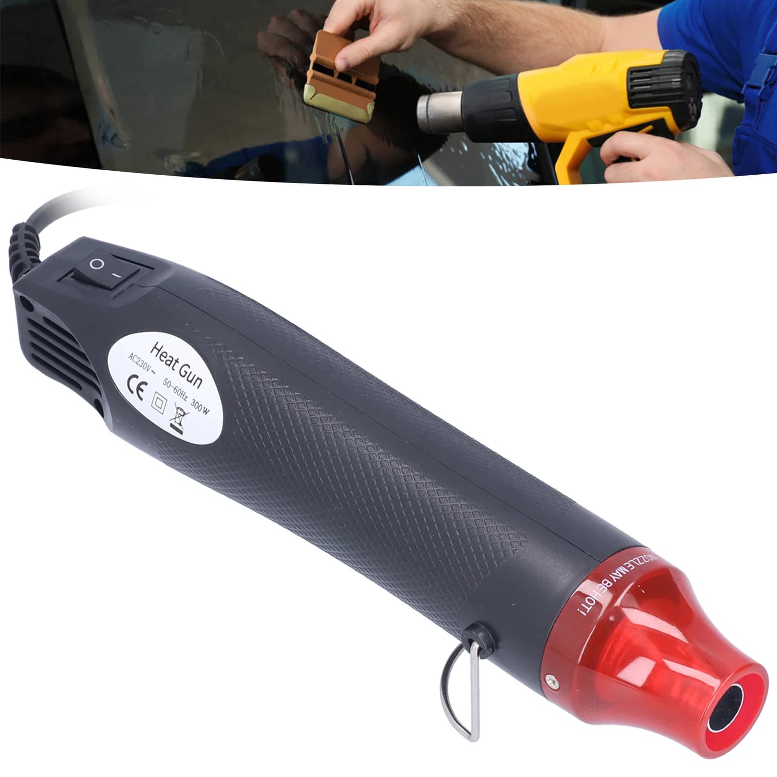 Pistola termica Mini pistola termica portatile comoda robusta efficiente pistola ad aria calda portatile per mini pistola termica fai da te Pistola termica portatile
