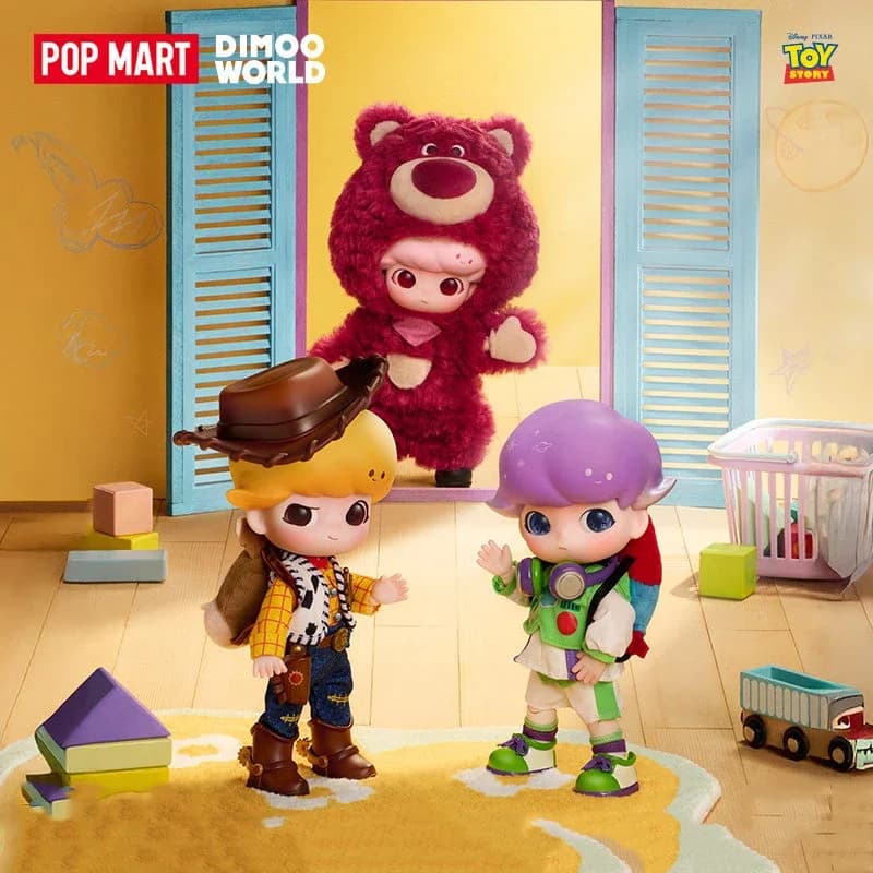 POP MART DIMOO Toy Story 1/8 Scale Action Figure Blind Box Mystery Desktop Ornament Anime Collectible Doll Series 1