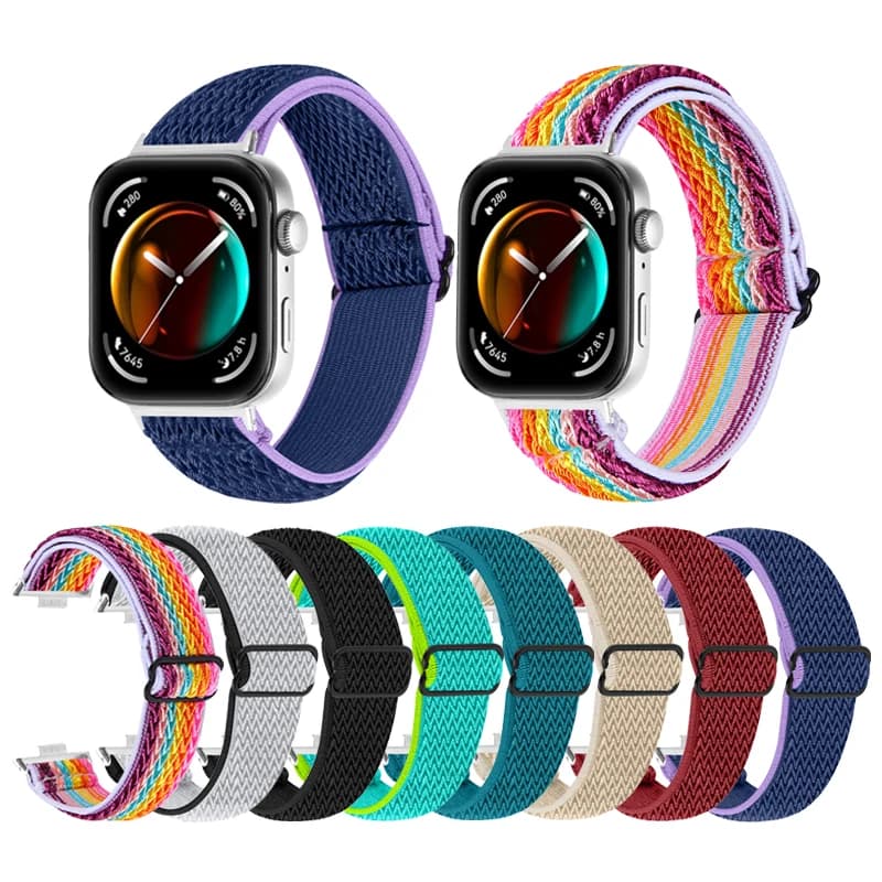 For Huawei Watch Fit 3 4 Pro Women's Elastic Nylon Strap Braided Bracelet Correa for Huawei fit 4 fit3 4pro accessories