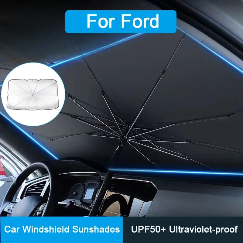 Per Ford Focus 2 3 F150 Ecosport C-Max S-Max Ka Mondeo Kuga Galaxy Fiesta Eage parabrezza per auto parasole ombrello ombreggiante anteriore
