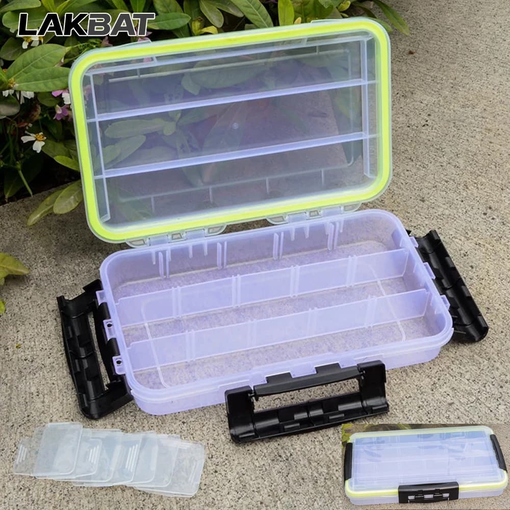 Large boxes for fishing gear Parts Hook for waterproof bait Contains detachable deflector Portable fishing bag Toolbox r