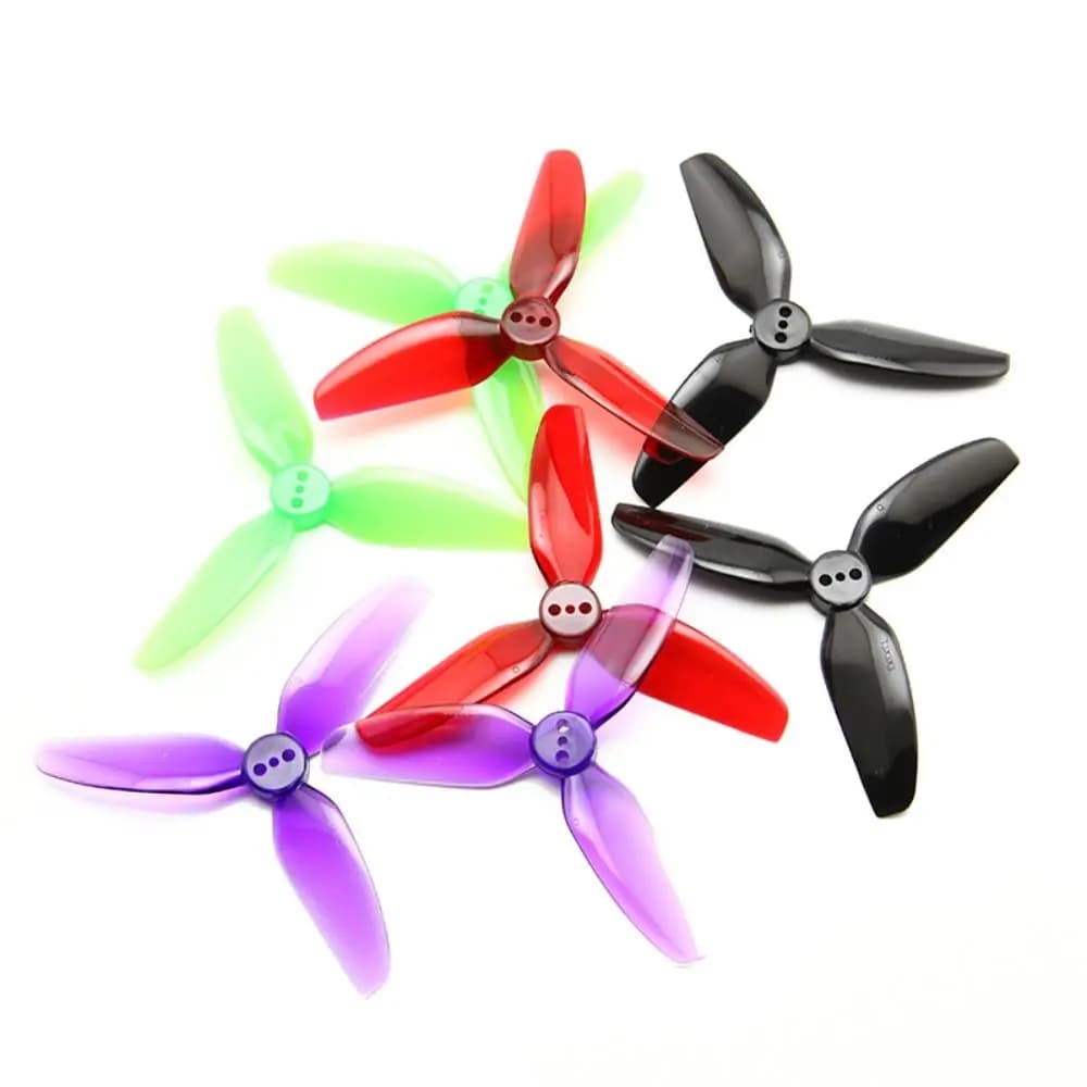 2 pairs HQProp T3X3X3 elica 3030 3 PC heads CW CCW for RC FPV Freestyle 3 inches toothpick Cineop channeled Drone CineLog