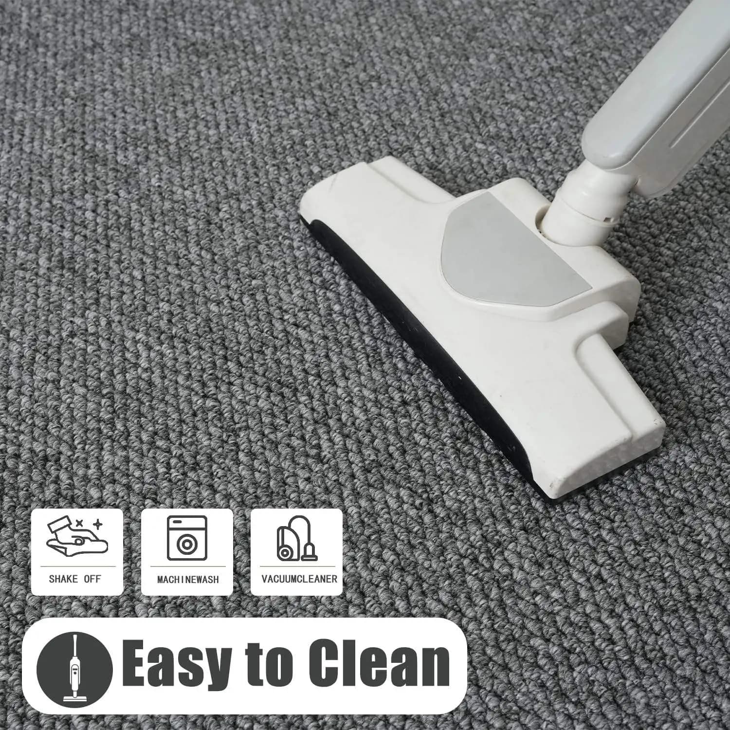 Modern Home Floor Mat Washable Dirt Resistant Entrance Rug Thickened Wear-resistant Non-slip Doormat for Kitchen Hallway & Patio