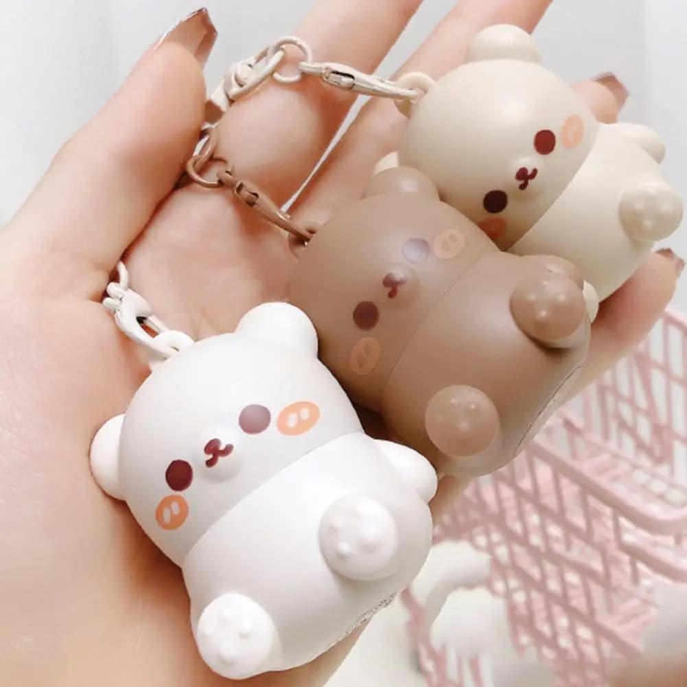 Children Fruity Lip Balm Moisturizing Anti-Dry Anti Crack Lip Balm Baby Available Lip Care Cute Little Bear Lipstick Skin Care