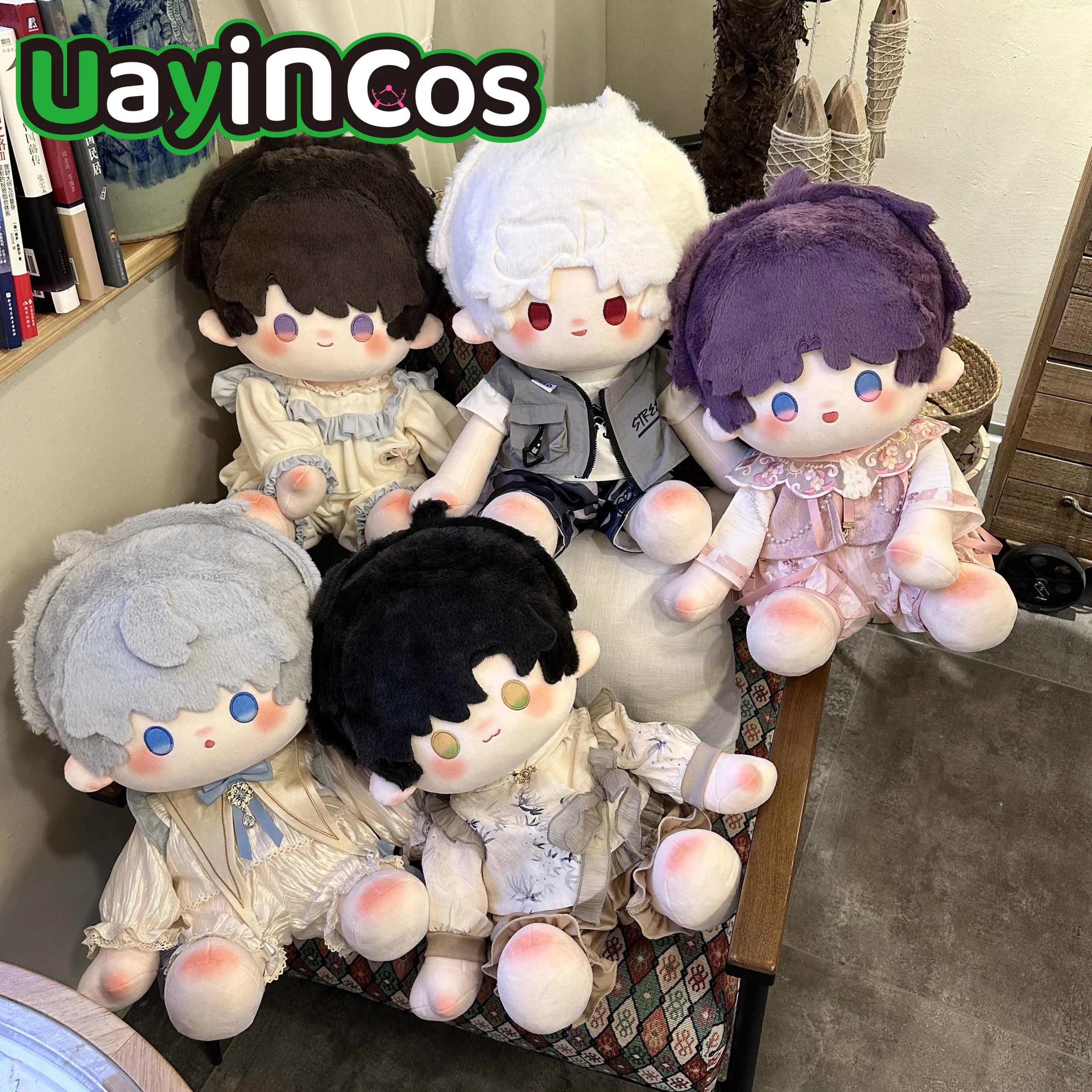 40 centimetri Amore e spazio profondo Xavier Ralayo Zayne Sylus Caleb Peluche Ripiene di Cotone Vestiti per Bambole Morbido Cuscino Anime Figura Giocattolo