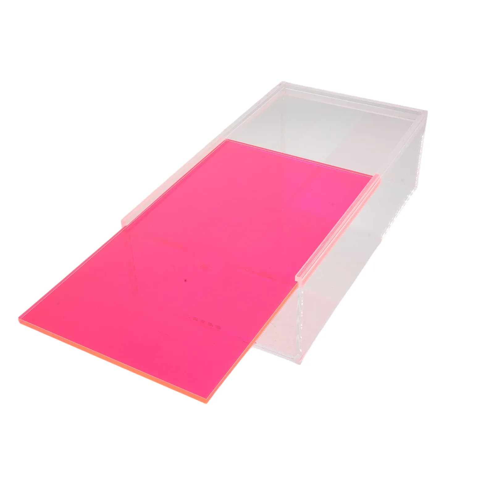 Mahjong Carrier Organizer Case American Tile Holder Empty Carrying Acrylic Transparent