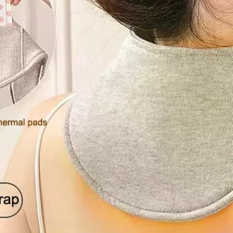Cotton Cervical Neck Protection All-Season Scarf Comfortable Soft Neck Belt Warm Neck With Pocket Breathable Small Scarf Women