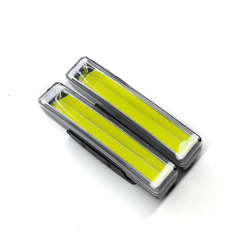 2Pcs Auto Daylight Super Bright DRL COB Waterproof Fog Lamp High-brightness LED Daytime Running Light w/ On/Off Function Driving