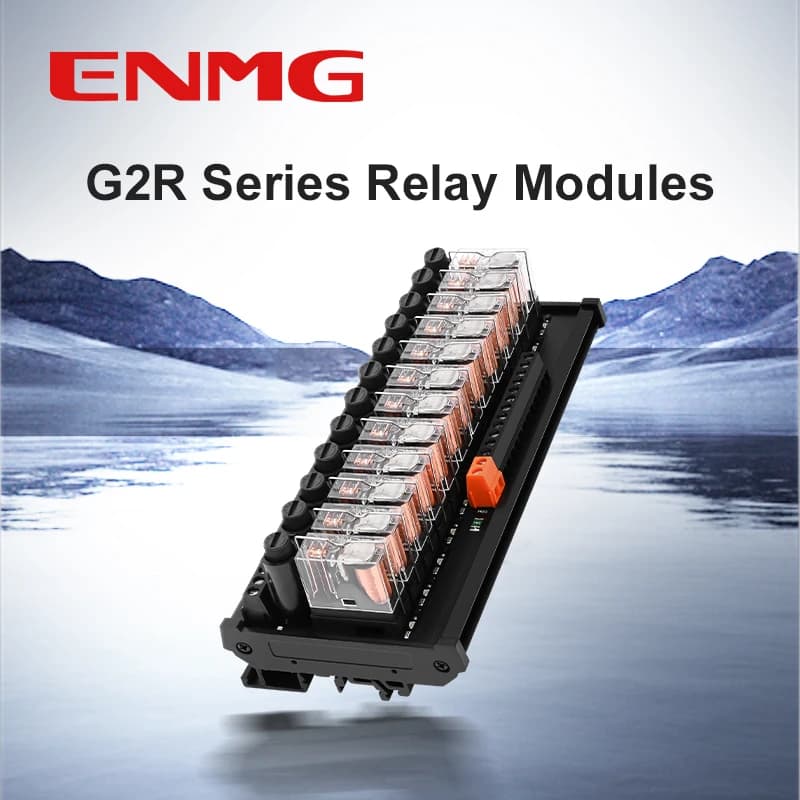 ENMG PNP/NPN Modulo relè intermedio G2R-1-E modulo di controllo DC 24VDC un aperto uno chiuso 16A 8/16 vie Tipo a vite Molla in linea