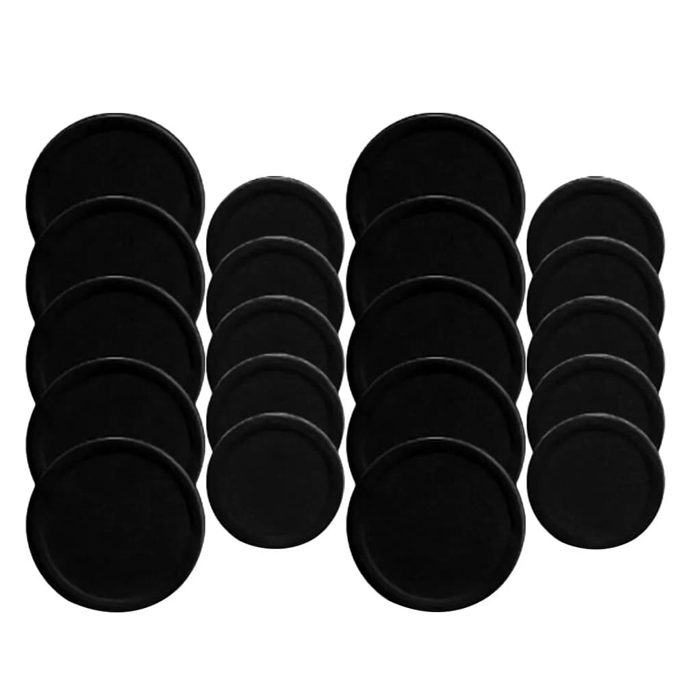 20Pcs Kazoo Flute Diaphragms Round Professional Grade Pe Film for Guitar Ukulele Violin Piano Kazoo Flute Membranes Instrument