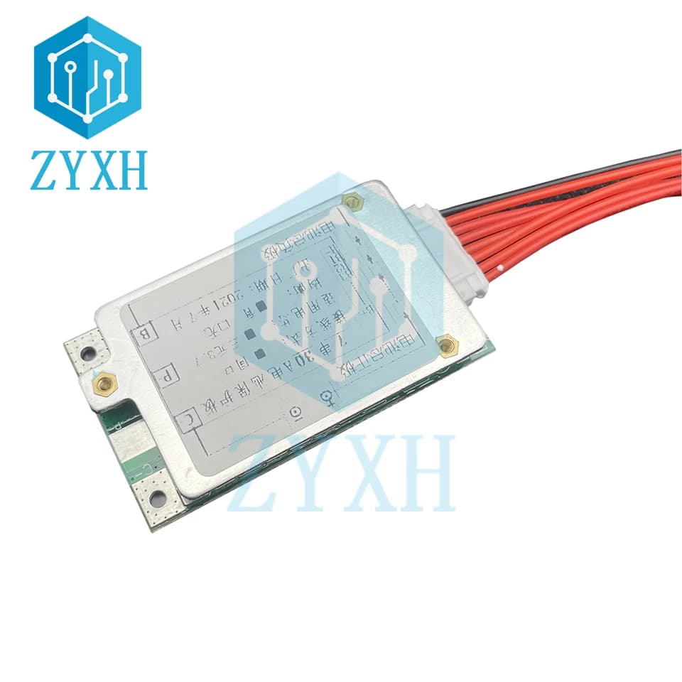 Balance Version BMS 7S 24V 30A 20A 12A li-ion 18650 battery charge card common short circuit protection for Power Bank
