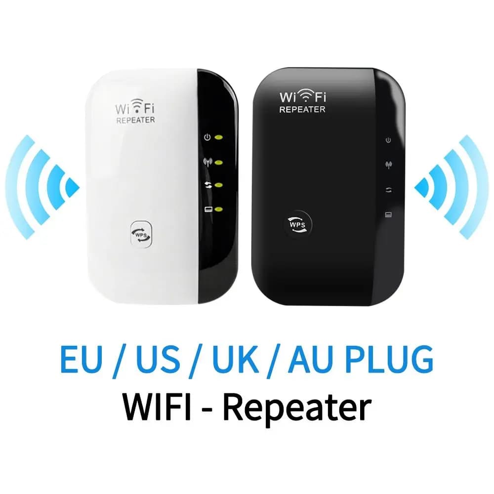 Estensore di portata WiFi 300Mbps di alta qualità 4/7 luci Ripetitore WIFI 802.11bgn US/EU/AU/UK Ripetitore di segnale WiFi wireless Ufficio