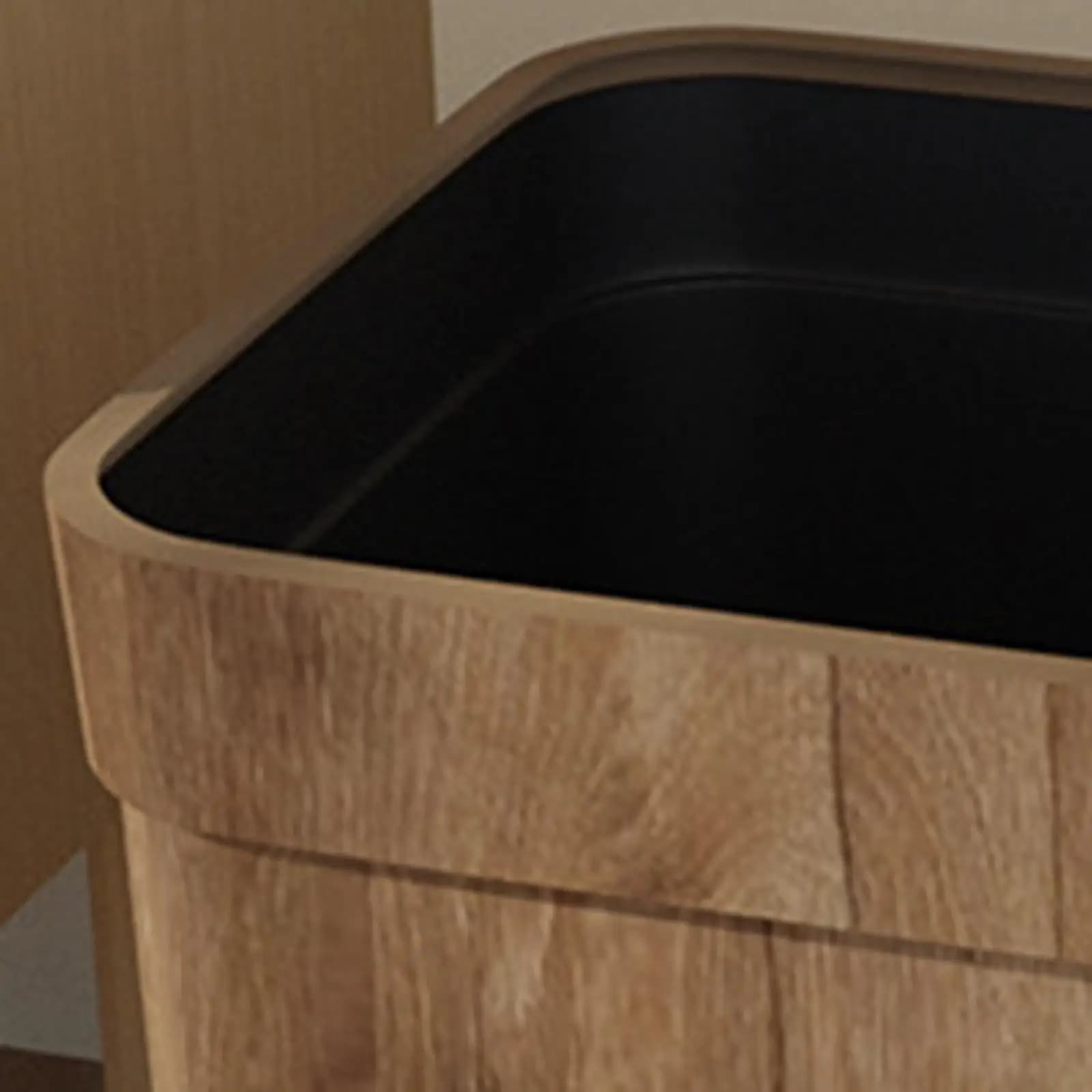 Trash Can Holds Waste, Recycling Garbage Bin for Home Kitchen Powder Room